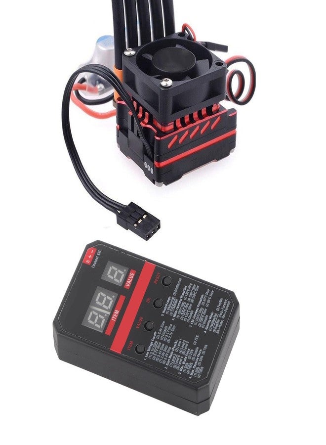 ديلوي بطاقة برمجة Dilwe RC LED لوحدة التحكم الإلكترونية Rocket V2 ESC بقدرات 45 أمبير، 60 أمبير، 80 أمبير، 120 أمبير، و150 أمبير، بدون فرش. - Image 5